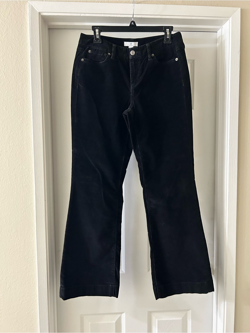 GAP Black Corduroy Wide Leg Jeans
